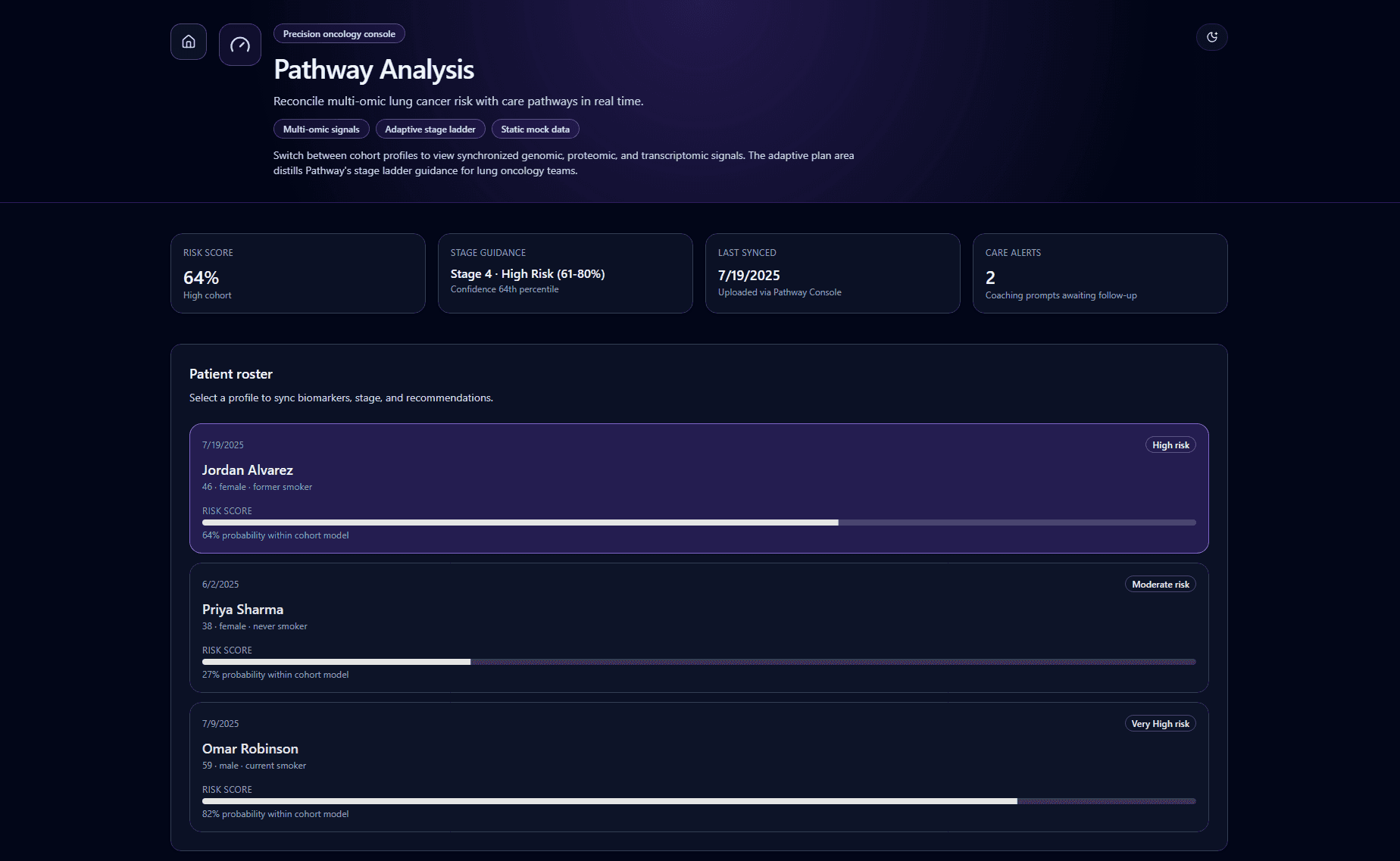 Pathway Analysis dark preview
